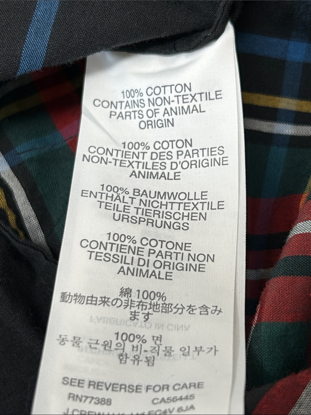 J. Crew Perfect Shirt in Stewart Plaid Size 0 - Picture 6 of 6